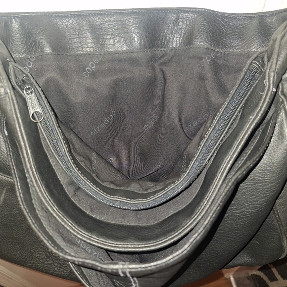 Black Leather Shoulder Bag By Capezio - Picture 8 of 16